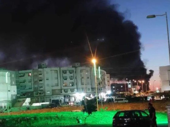 السيطرة على الحريق في منطقة اليهودية